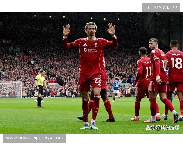 利物浦高位逼抢奏效，安菲尔德夜色如火
